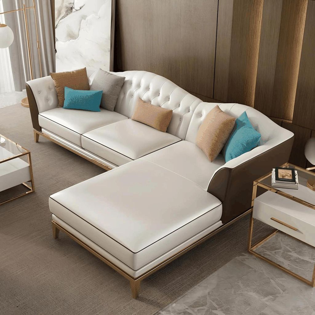 Ecksofa Polster Garnitur Wohnlandschaft L Form Designer Sofa Couch Ecksofa Neu