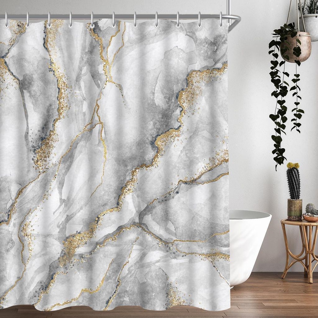 Sprchový záves 120x200cm Mramor Proti plesniam Vodoodpudivý Obrázok produktu 