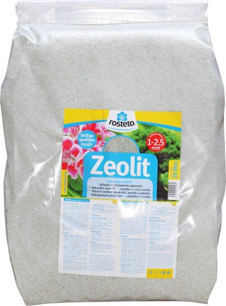 Rosteto Zeolit 1-2,5 mm, 20 l Obrázok produktu 