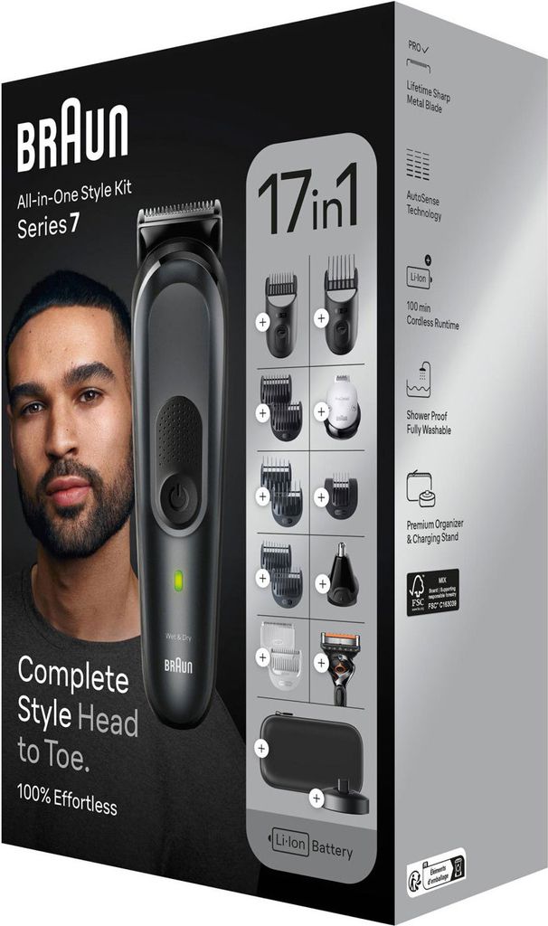 Braun All-in-One Style Kit MGK7491/Haarschneider/Trimmer Produktbild 