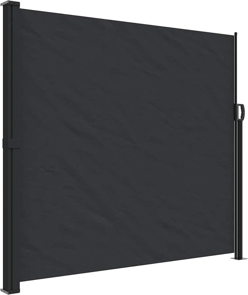 vidaXL Bočná výsuvná markíza čierna 180x500 cm Obrázok produktu 