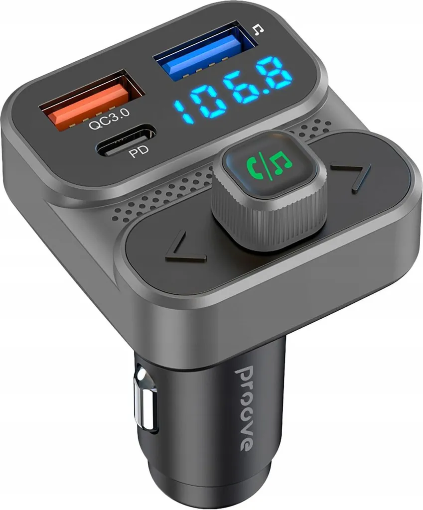 Transmetteur FM Proove LUXOR SE Charge Rapide 36W avec Bluetooth 5.3