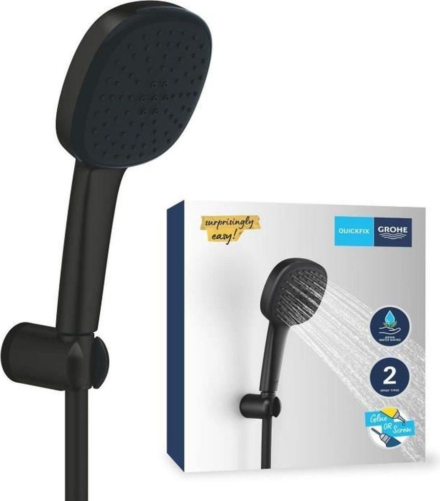 Shower set with 2-jet shower head. holder and hose - GROHE Productafbeelding 