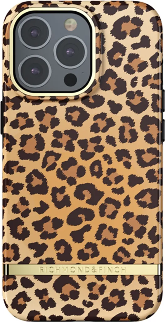 Custodia Richmond & Finch Soft Leopard Giallo per iPhone 13 Pro