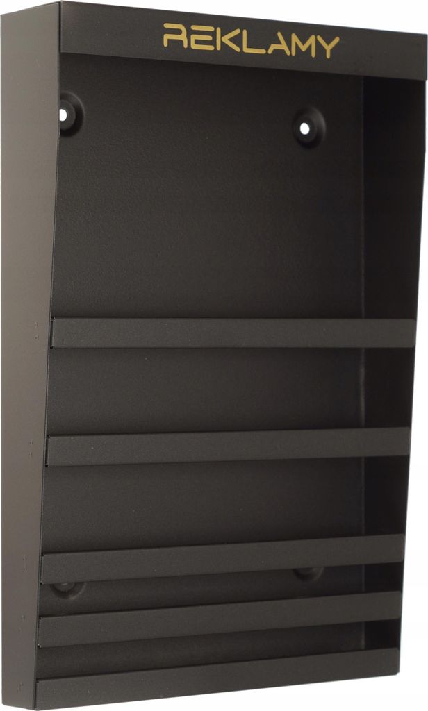 FEINZ | Werbe-Box 35 x 24 cm - Schwarz - Für Zeitungen und Prospekte - Praktisch und stilvoll
