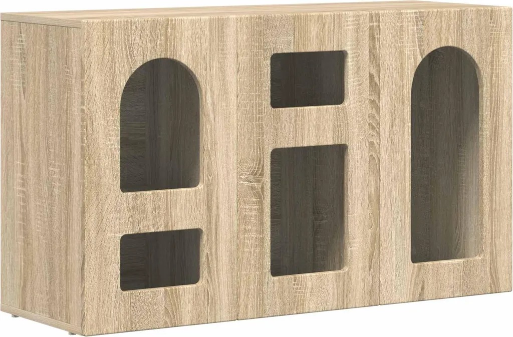Credenza Rovere Sonoma SYFAX 100x35x59 | Emozioni in Legno per la Casa