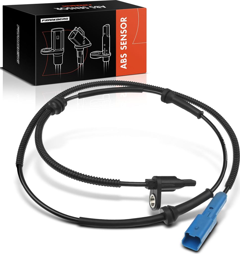 Frankberg 1x ABS Sensor Vorderachse beidseitig für Citroën C2 C3 I II Pluriel Peugeot 1007 1.1L 1.4L 1.6L 2002-2016