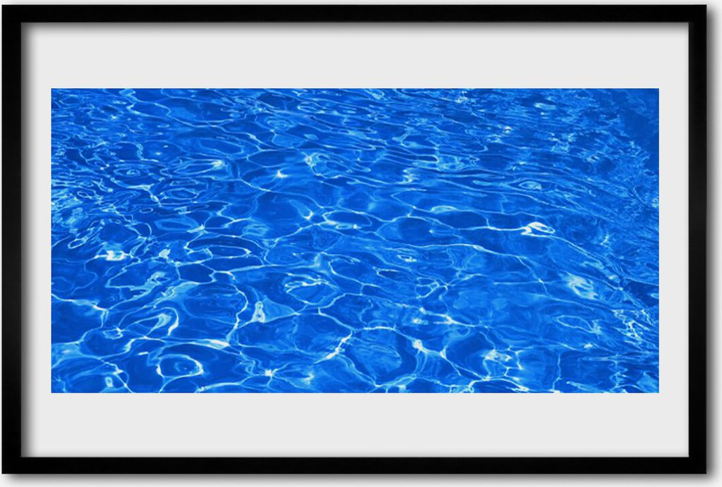 Bild 60x40 MDF-Rahmen Wandkunst Wasser-Kunst