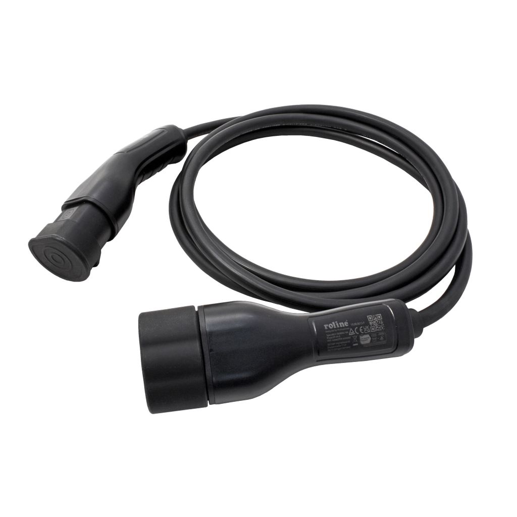 ROLINE Nabíjecí kabel pro elektromobily Typ2 - Typ2, 3x Obrázek produktu 2
