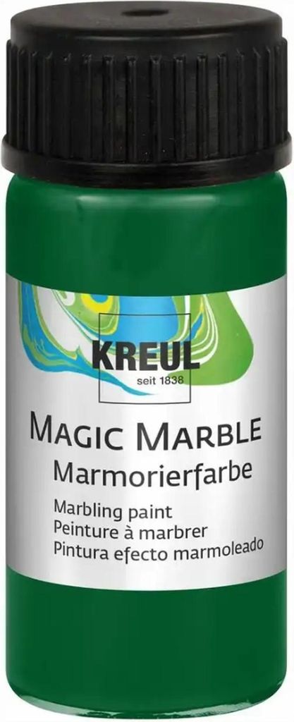 KREUL Marmorierfarbe "Magic Marble" grün 20 ml im Glas