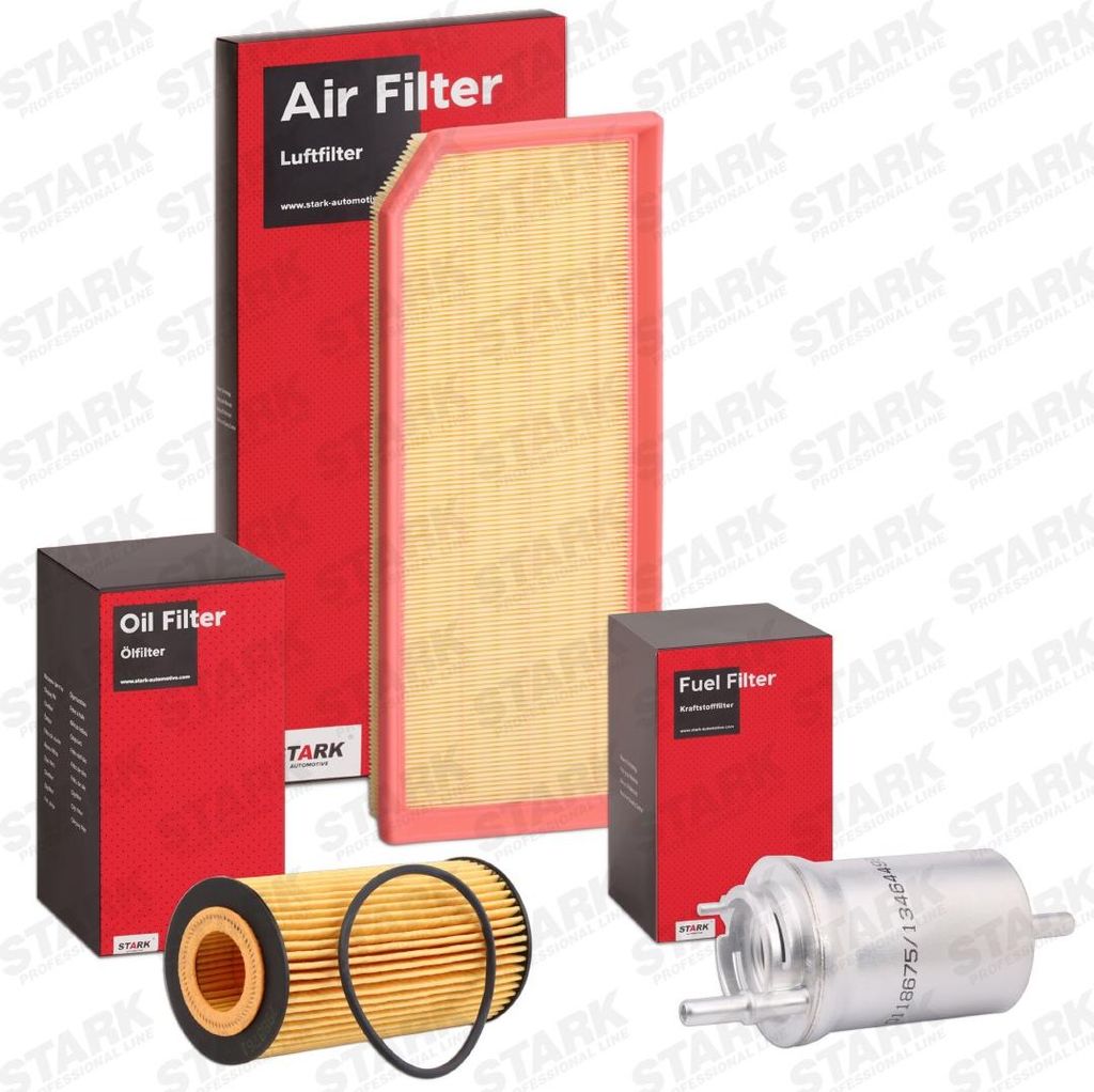 STARK Filterset Inspektionspaket Filtersatz für VW Golf V Schrägheck (1K1) Jetta Mk5 (1K) für SEAT Leon Schrägheck (1P1)