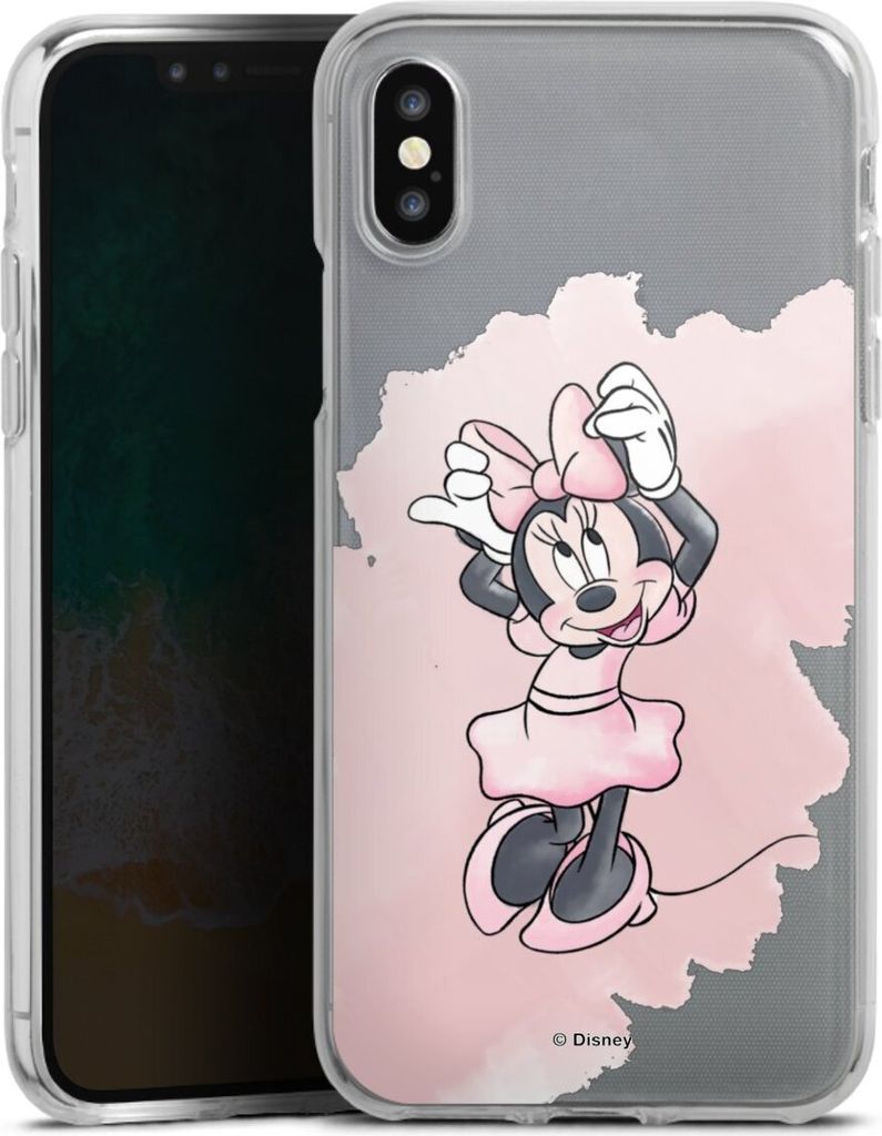 DeinDesign Handyhülle für Apple iPhone X Silikon Hülle Case Smartphone Schutzhülle Disney Mickey & Minnie Mouse Motiv ohne Hintergrund