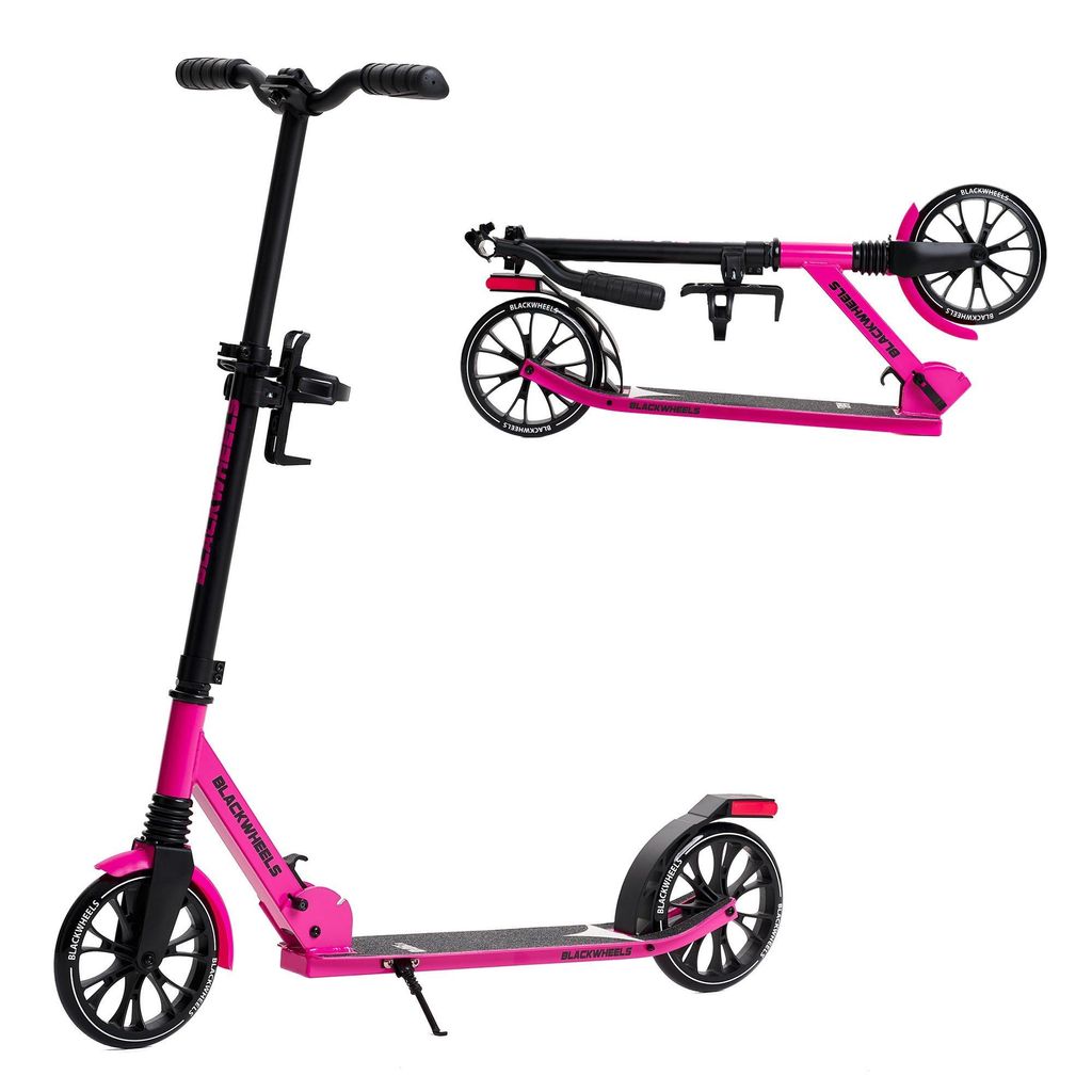 BLACKWHEELS ZOOM Scooter Pink - skladacia, tlmiaca, výškovo Obrázok produktu 