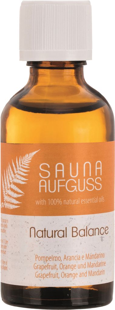 Sauna Aufguss Öl - Natural Balance, My Senso, 100% natürliche ätherische Öle, 50 ml