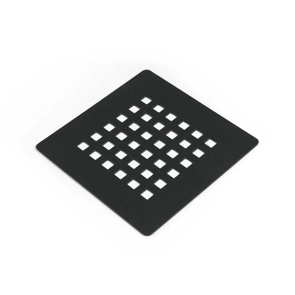 Copri Piletta Quadrato Muse Acciaio Antracite: il Dettaglio di Classe