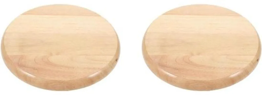 Siège en bois avec assise ronde de 30 cm et montage facile à la maison