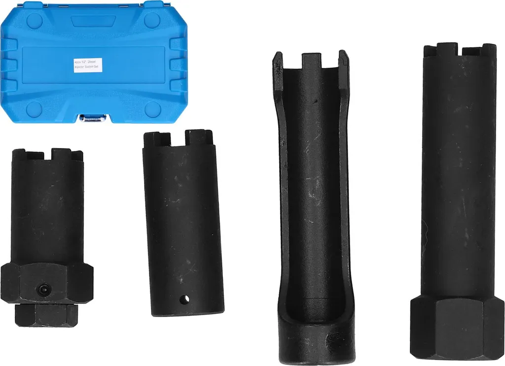 Jeu de 4 clés à douille pour injecteur 25mm à 30mm en acier carbone