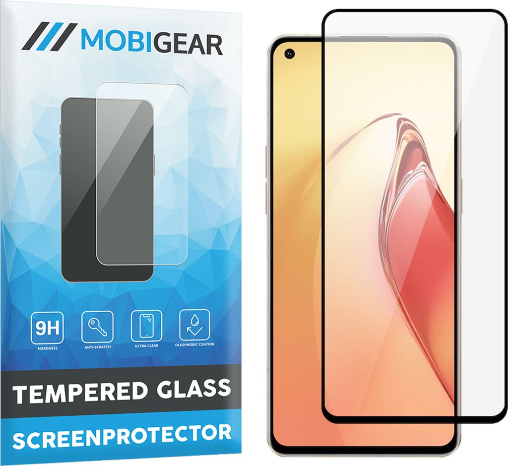 Mobigear Premium  OPPO Reno 8 Pro Panzerglas Gehärtetes Produktbild 