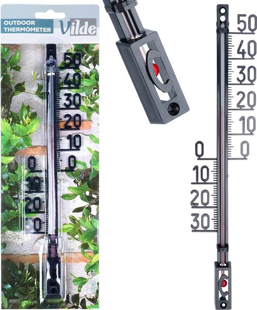 Stylový teploměr pro vnitřní i venkovní teplotu Obrázek produktu 