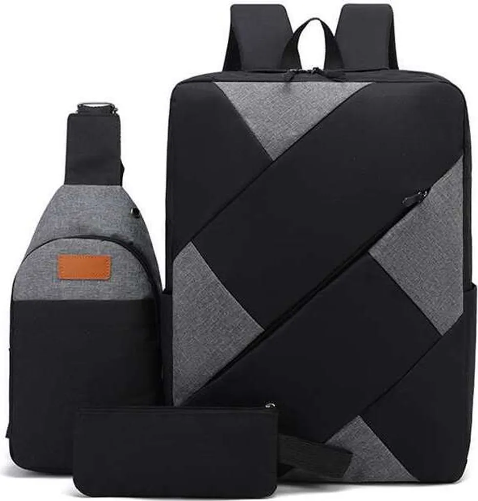 Zaino Lavoro e Laptop 18L Nero - Elegante Daypack Urban Street