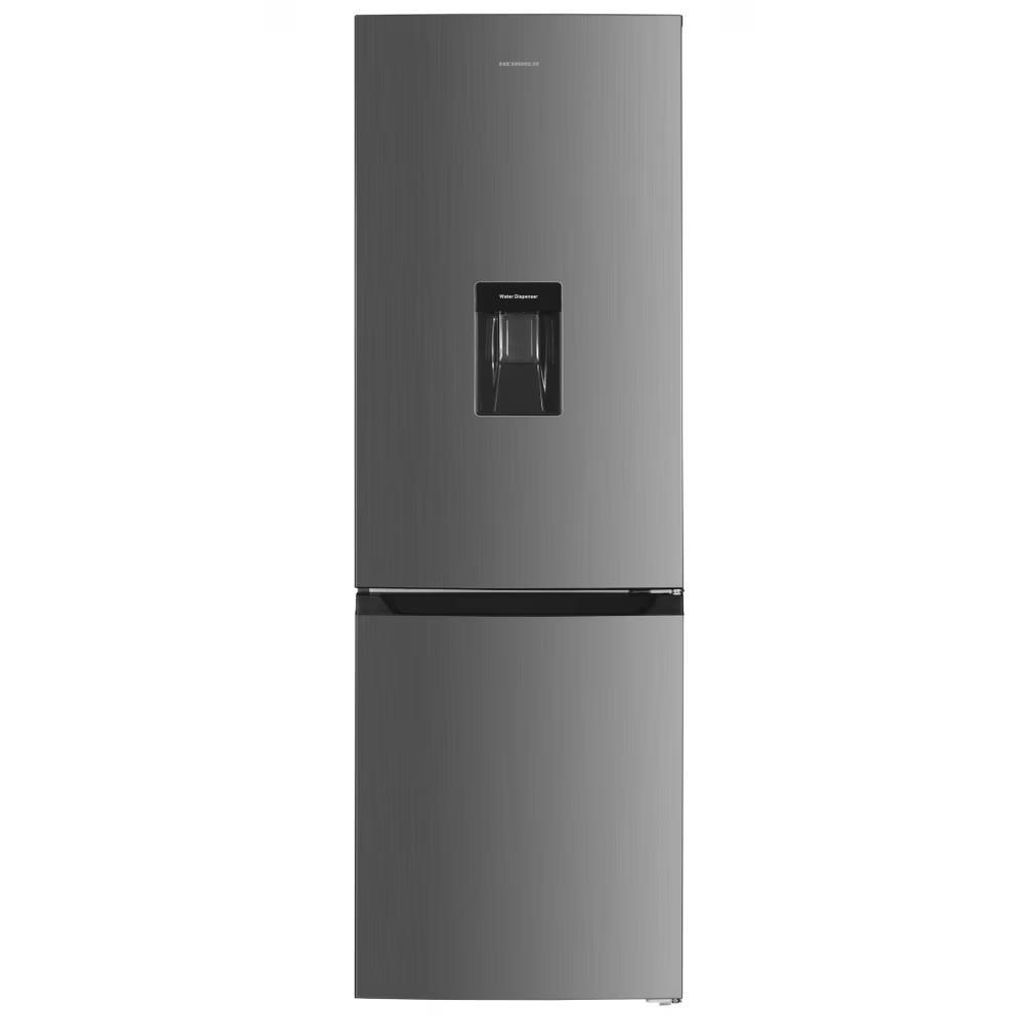 Heinner HCNF-HM291INVXWDE++ Kühl-Gefrierkombination 291 L, No-Frost, Inverter-Motor, Wasserspender, Edelstahl