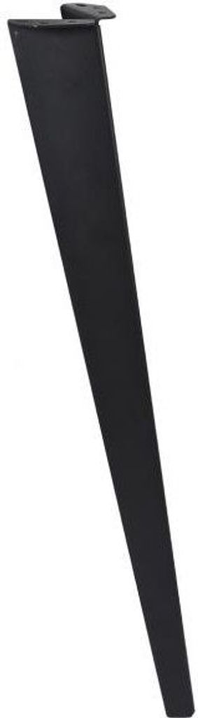 Gamba del tavolo moderna in acciaio nero 720 mm - Per pezzo Immagine del prodotto 