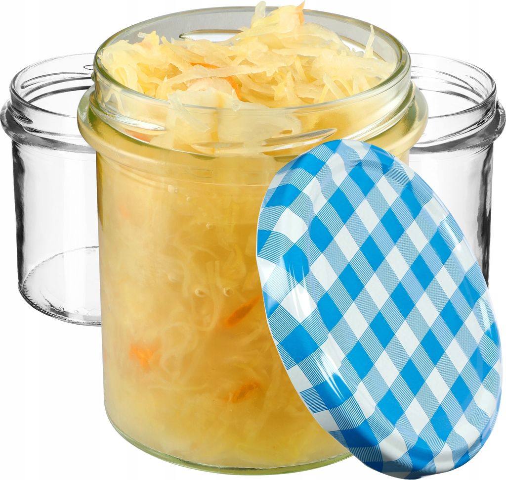 KADAX Marmeladengläser 350ml, fi82 mm, Einmachgläser mit Schraubdeckel, Honiggläser, Einweckgläser