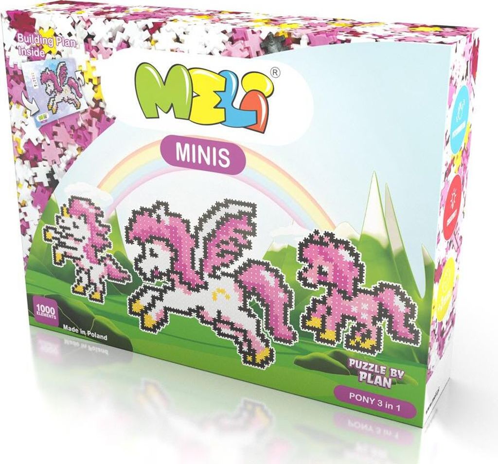 Meli Minis Pony 1000 - 3in1 Produktbild 