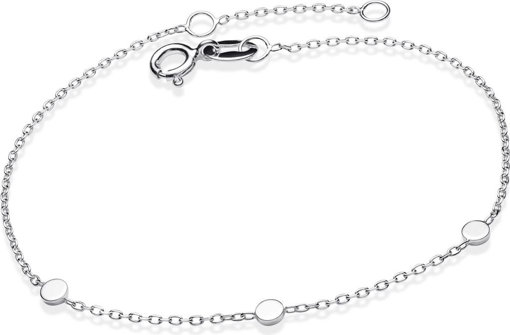 MATERIA Armkette Damen Silber 925 - zartes Armband für Produktbild 