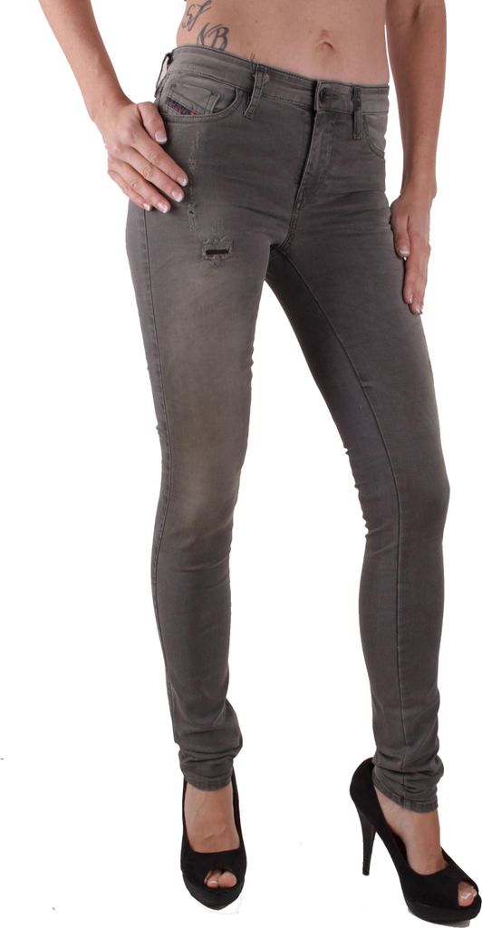 Diesel Skinzee 0662D Damen Jeans Hose Skinny Slim Fit