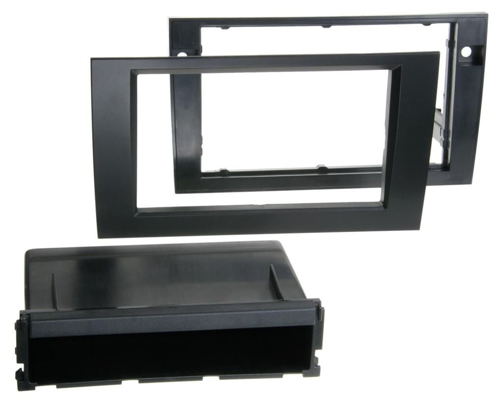 Adaptateur de façade 2-DIN pour avec vide poche Audi A4 / Image du produit 