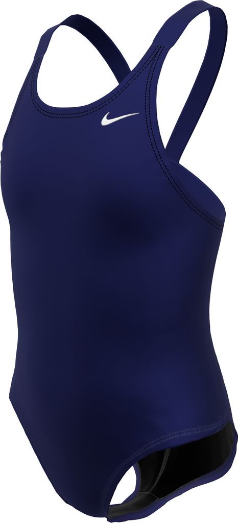 Nike Mädchen Badeanzug Hydrastrong Solid Fastback Navy