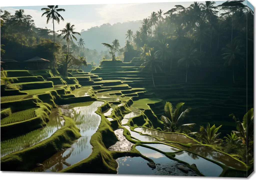 Quadro 100x70 cm Santuario verde