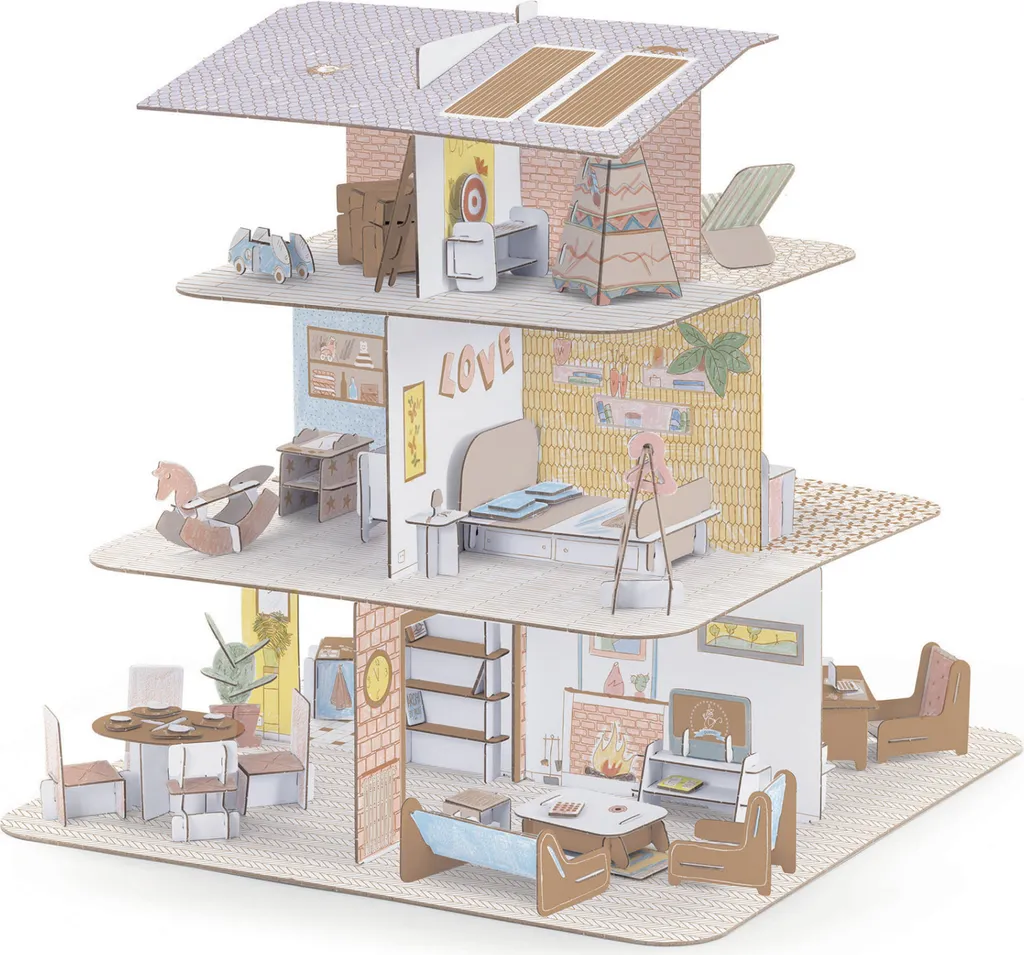 Maisonnette Djeco à colorier : la solution pour occuper vos enfants