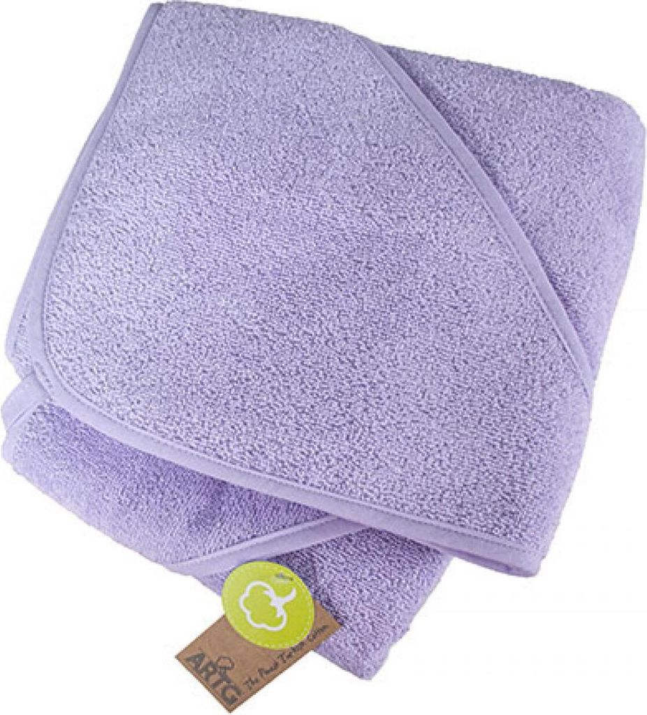 A&R 032.50 | Baby Hooded Towel / 75 x 75 cm - Farbe: Light Purple/Light Purple/Light Purple - Größe: 75 x 75 cm