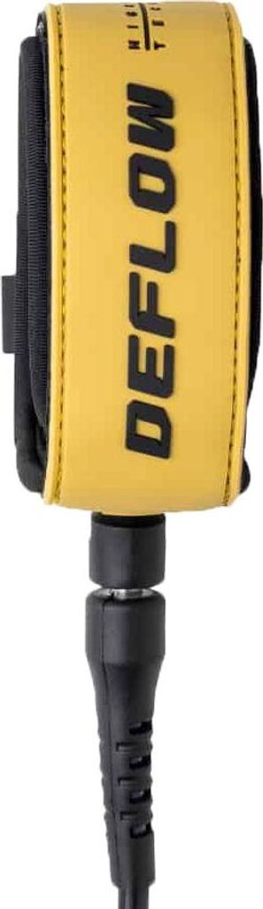 Deflow Surf Leash 8ft 7mm mustard