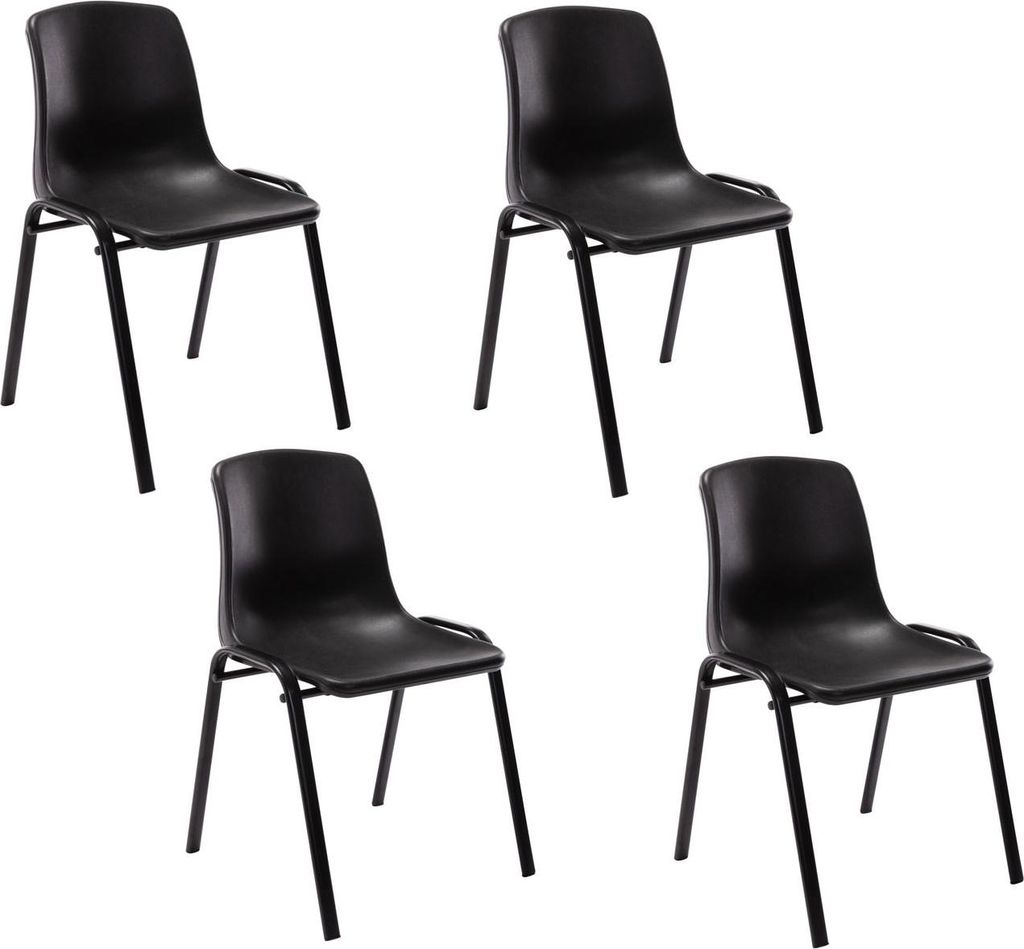 CLP 4er Set Stapelstuhl Nowra Kunststoff stapelbar und mit Produktbild 