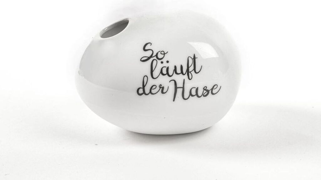 Eiervase "So läuft der Hase" Produktbild 