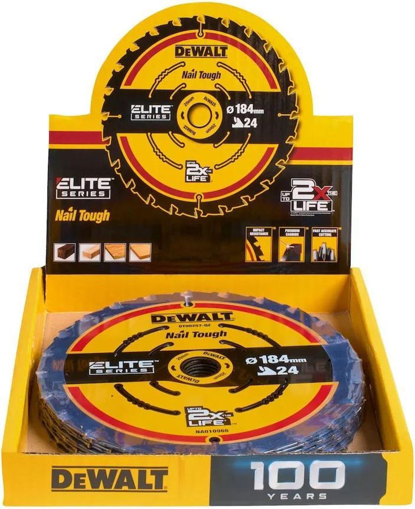Dewalt Dt10401-qz Kreissägeblatt Für Holz 184x20 Mm Silber  Produktbild 
