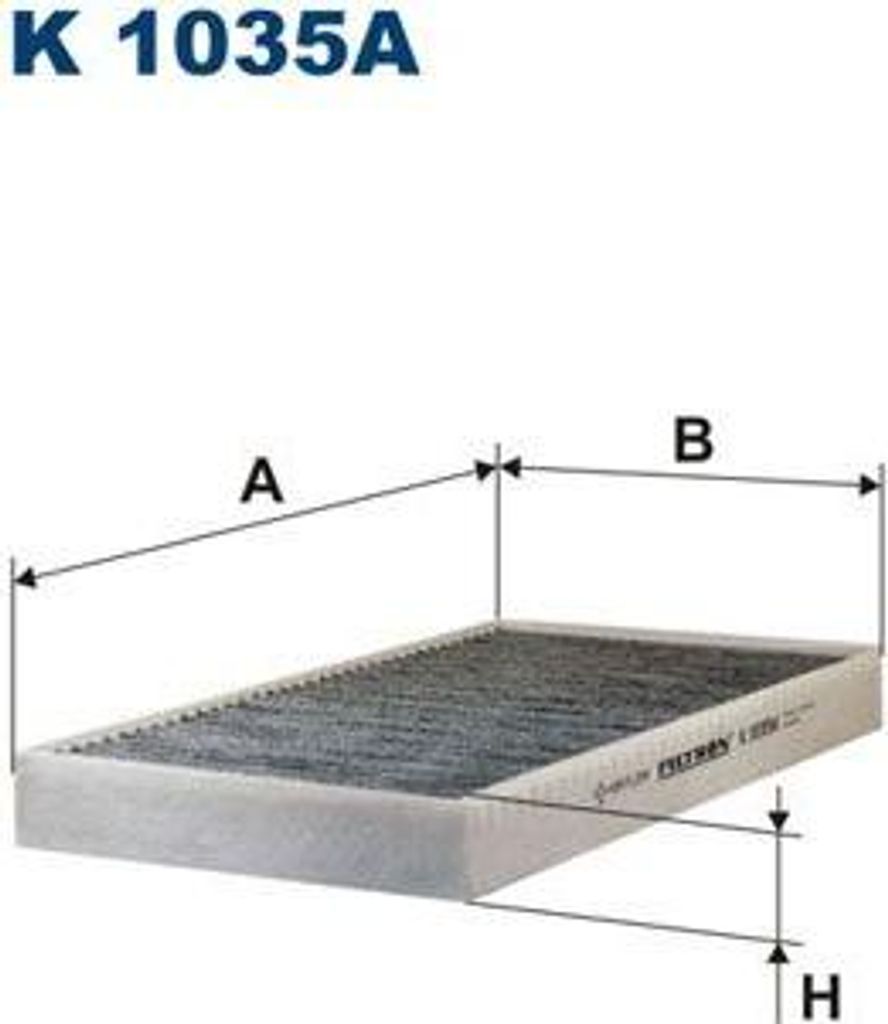 FILTRON K 1035A Innenraumluftfilter OE 60815647 kompatibel mit Lybra, Marea, Bravo, Brava, Alf. 156