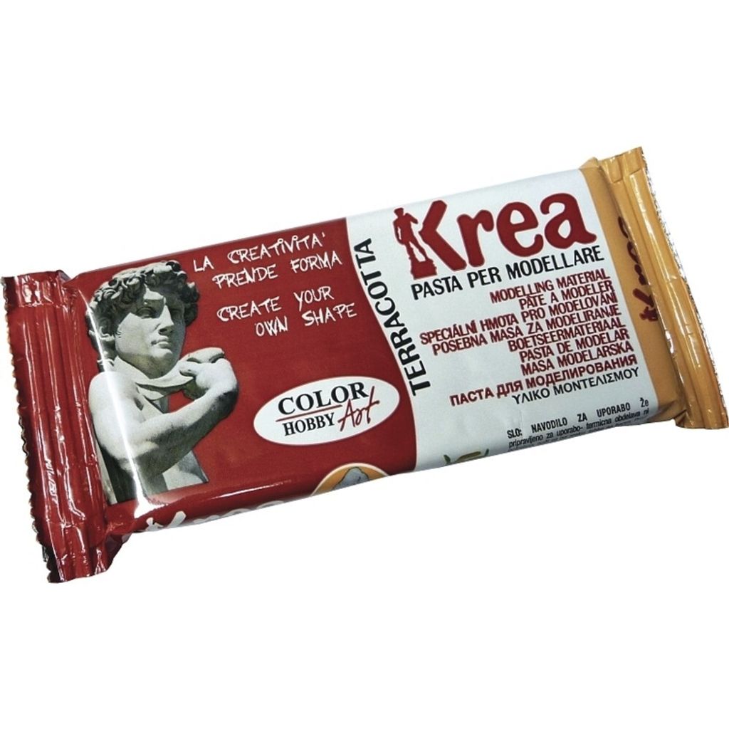 Modelliermasse KREA 500g selbsthärtend TERAKOTA