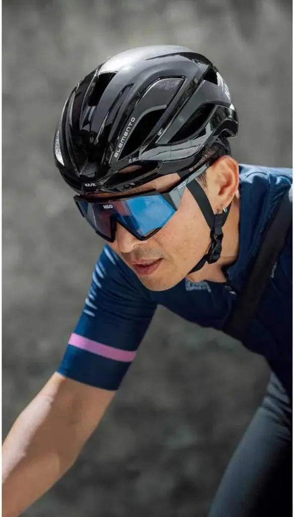 Casque KASK Elemento Noir Taille M pour Compétition et Sorties Endurance - 4