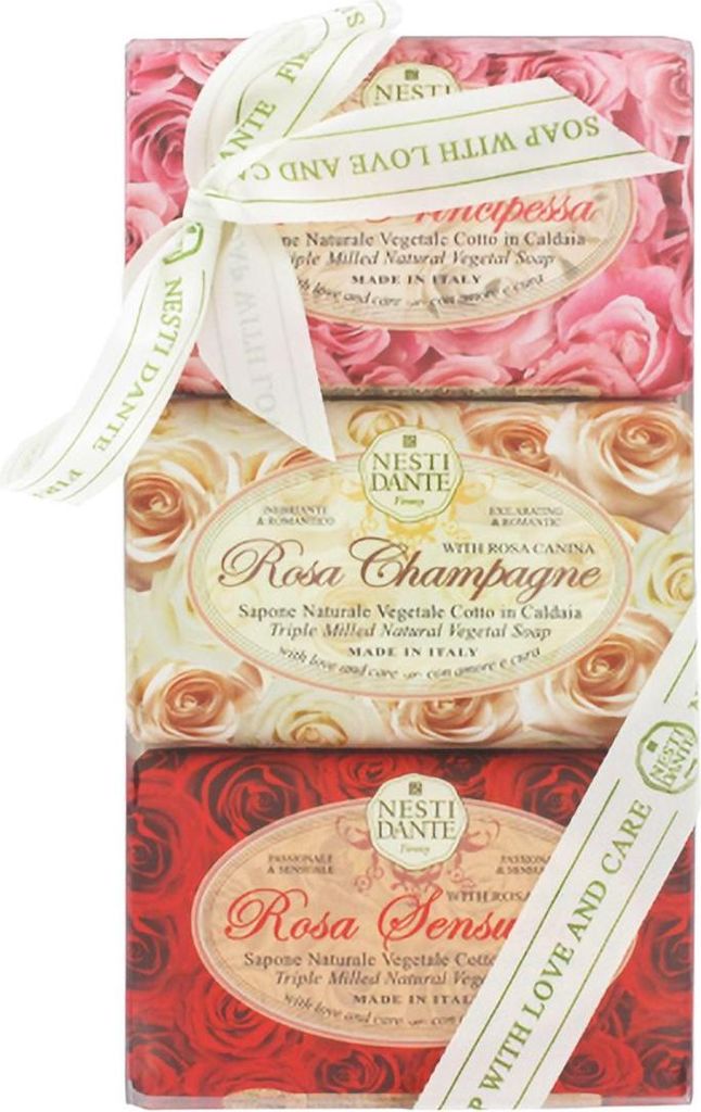 Set regalo di sapone - Le Rose 3x150g Immagine del prodotto 