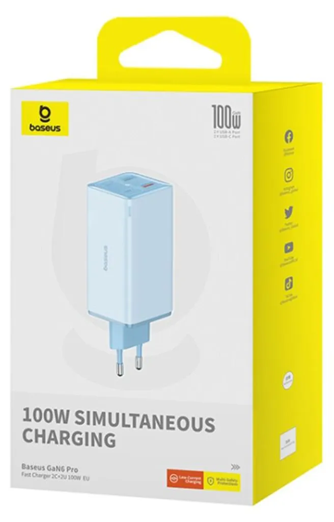 Chargeur USB-C Baseus 100W pour éliminer les adaptateurs multiples - 7
