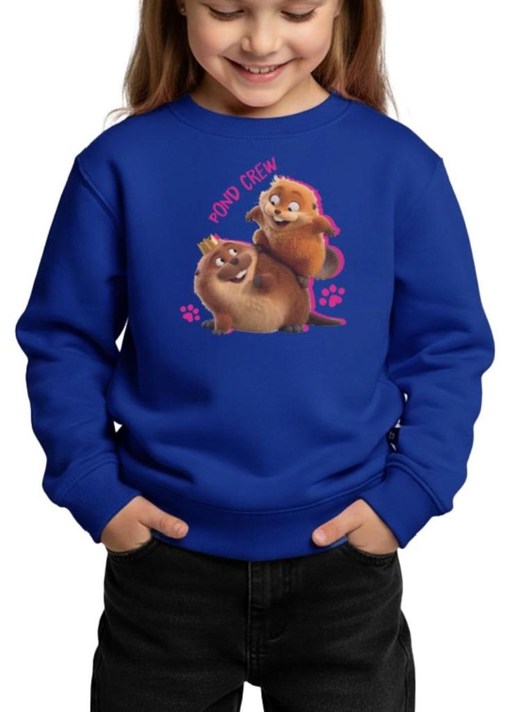 Spreadshirt Hoppers Pond Crew King George Mit Mabel Kinder/Teenager Premium Pullover, 158/164 (12 Jahre), Royalblau