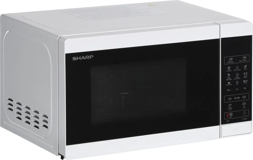 Four micro-ondes avec gril Sharp 20 l Blanc Pose Libre Design Moderne
