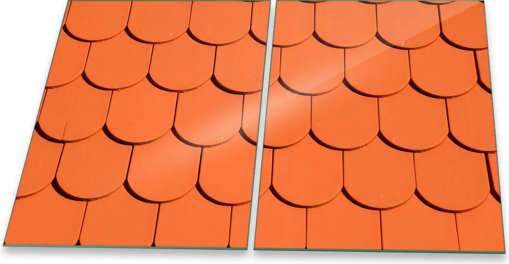 Copertura Vetro Rosso per Cucina 2x40x52 | Tagliere e Protezione Top