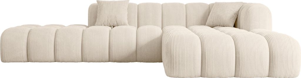 ALTDECOR Ecksofa in L-Form OLEA-L2 - 289x176x71 cm Beige - Produktbild 