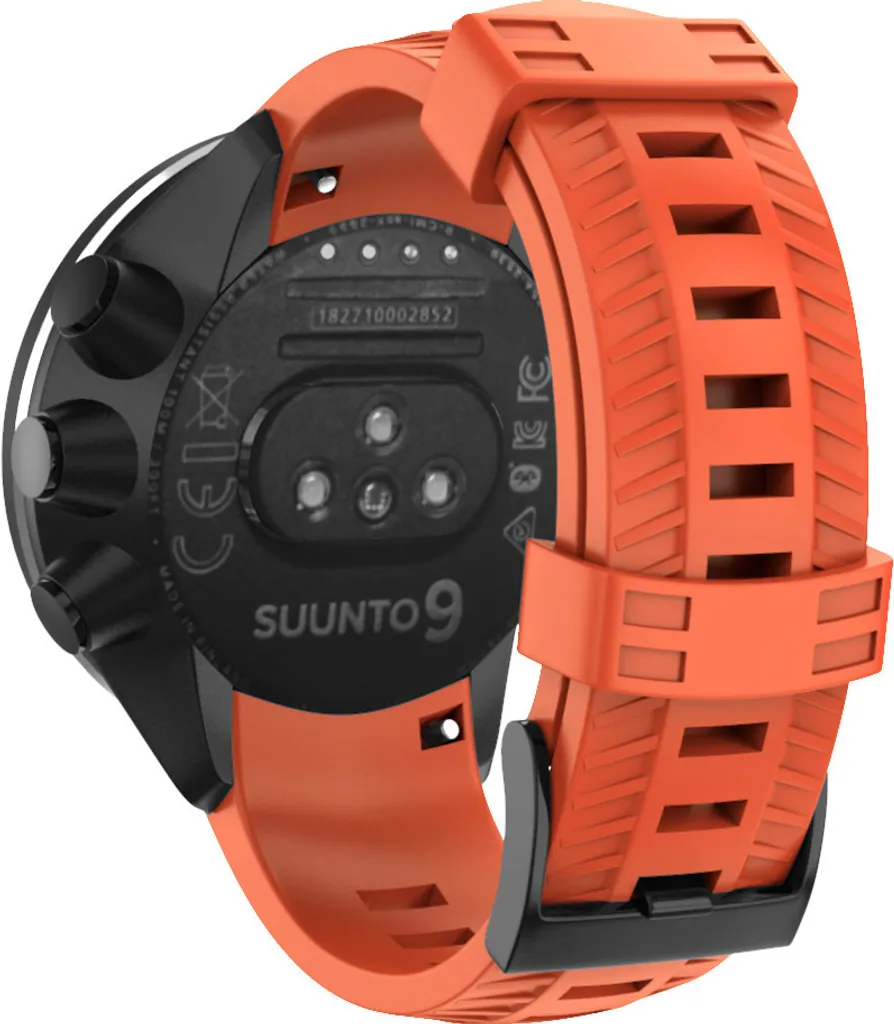 INF Cinturino per orologio per Suunto Spartan Sport polso HR/9 Baro/9/D5/7 Arancia