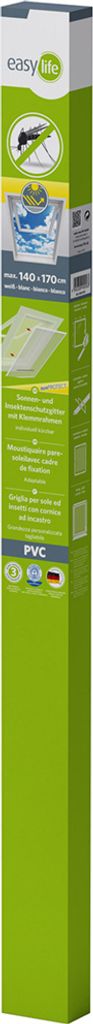 IS-Sonnenschutz-PVC-Dachfenster 140 x 170 cm anthrazit/silber mit Klemmrahmen